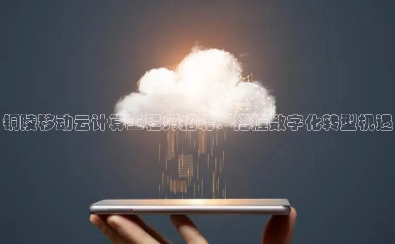 意昂4凯捷体育度小满支付铜陵移动云计算工程师招聘：把握数字化转型机遇