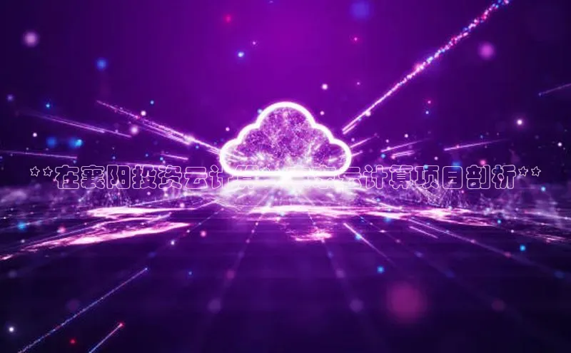 凯捷轻美电器**在襄阳投资云计算：京东云计算项目剖析**