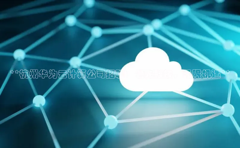 意昂4凯捷汉得信息**杭州华为云计算公司招聘：领先科技，无限机遇**