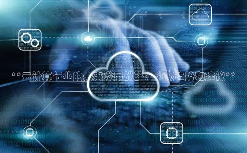意昂4凯捷体育神思电子**云计算行业的未来发展战略：洞察趋势和建议**