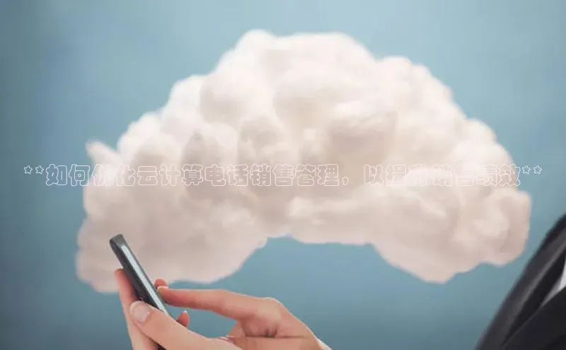 凯捷体育普信公司**如何优化云计算电话销售管理，以提升销售绩效**